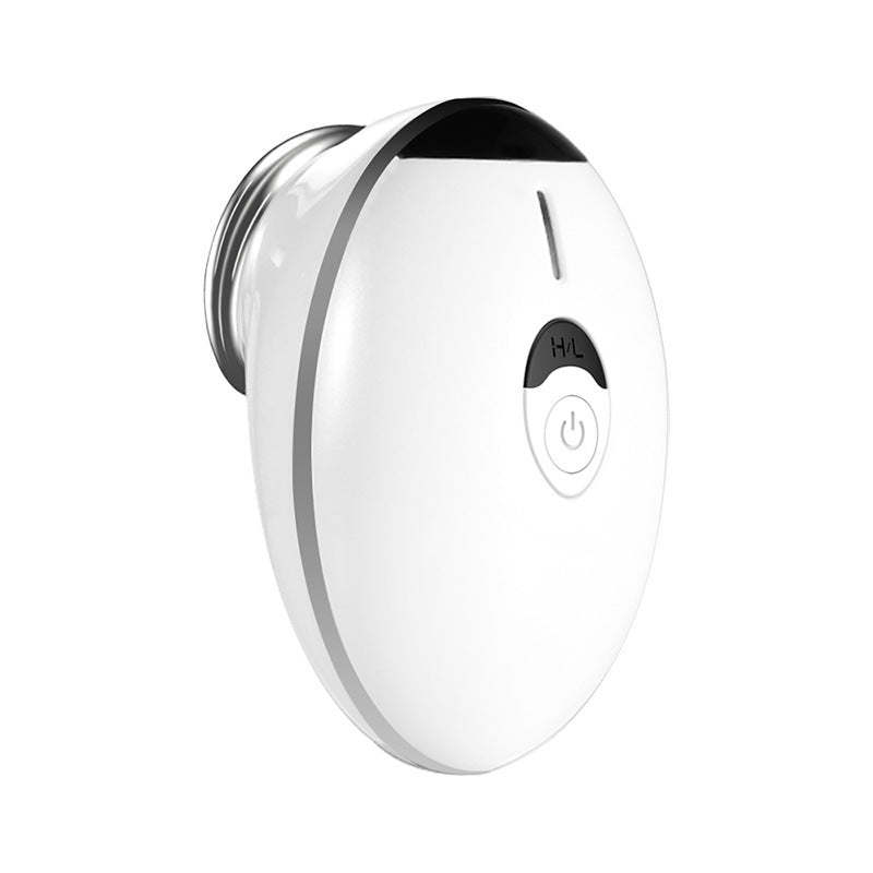 White and black electronic device on a white background