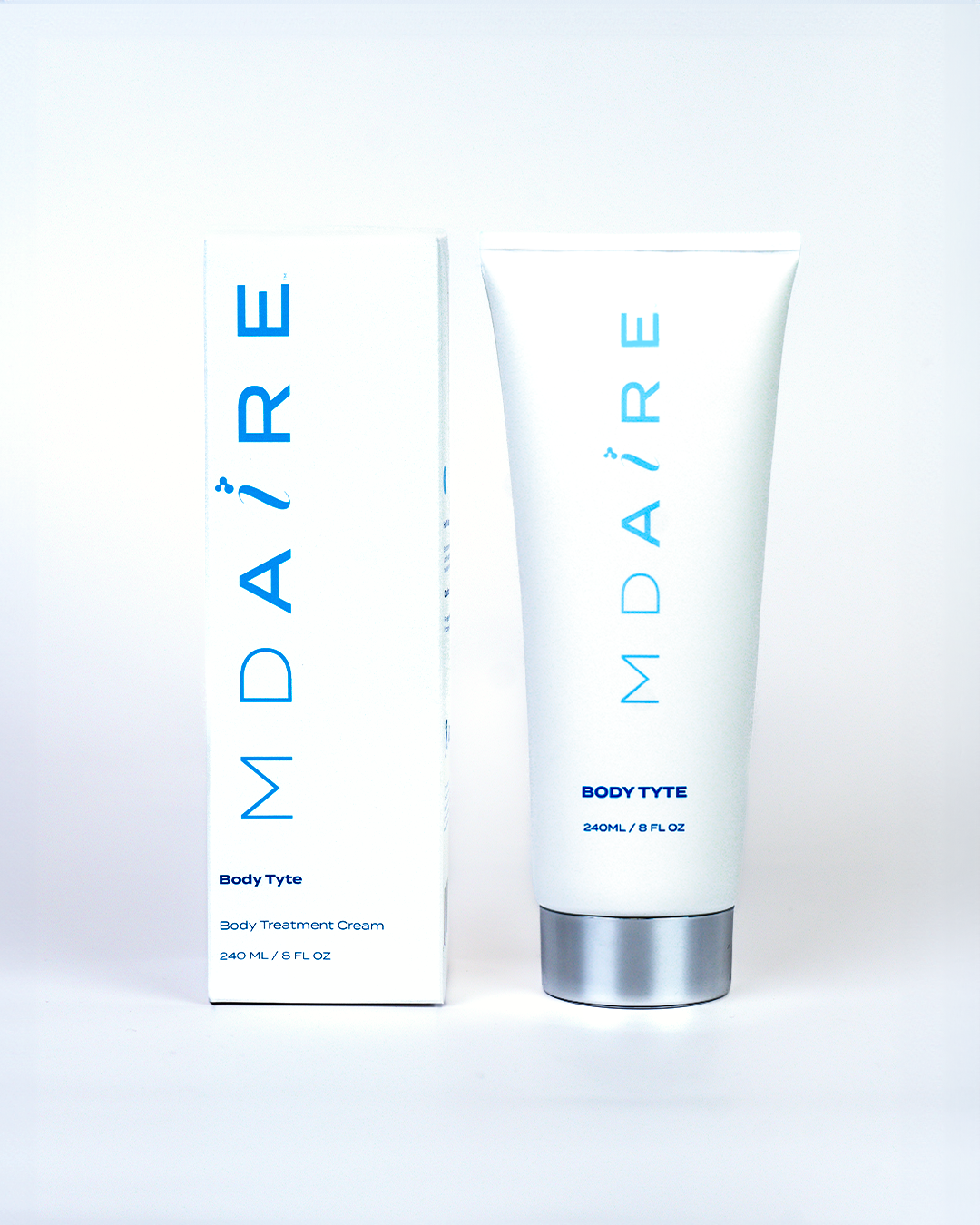 MDAiRE Body Tyte cream packaging box and tube on a white background