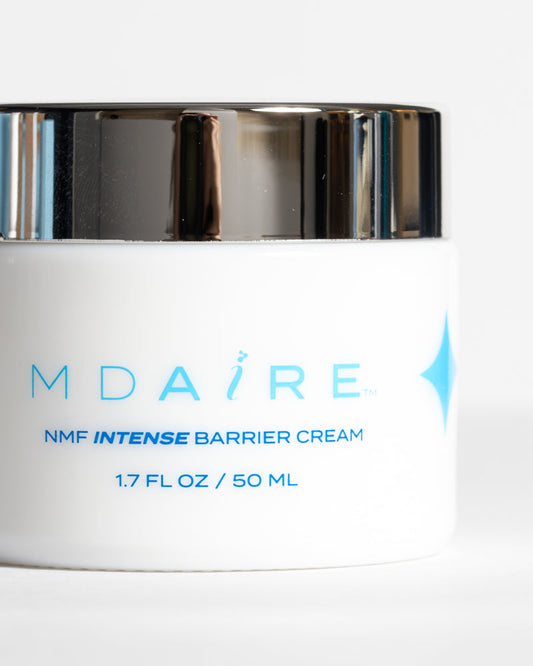 MDAiRE NMF Intense Barrier Cream jar on a white background